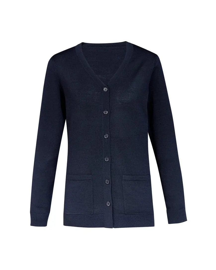 Biz Care  Womens Button Front Vest CK045LC Metro Workwear.