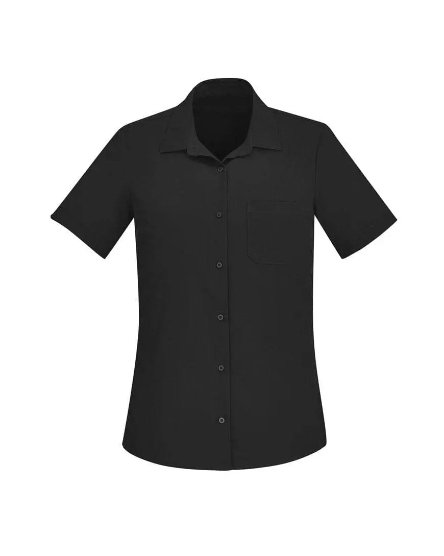Biz Care Womens Easy Stretch Short Sleeve Shirt CS947LS Metro Workwear.