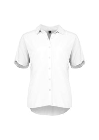 Biz Collection Dahlia Short Sleeve Blouse RB365L Metro Workwear.