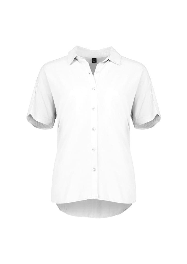 Biz Collection Dahlia Short Sleeve Blouse RB365L Metro Workwear.