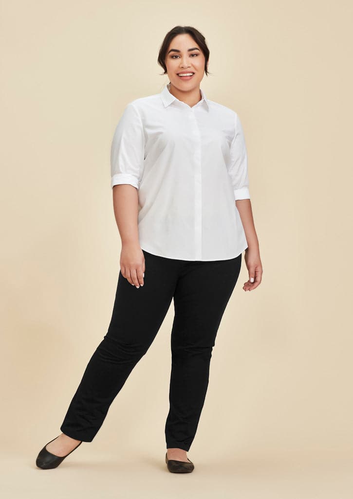 Biz Collection Traveller Womens Slim Leg Chino Pants RGP263L Metro Workwear.