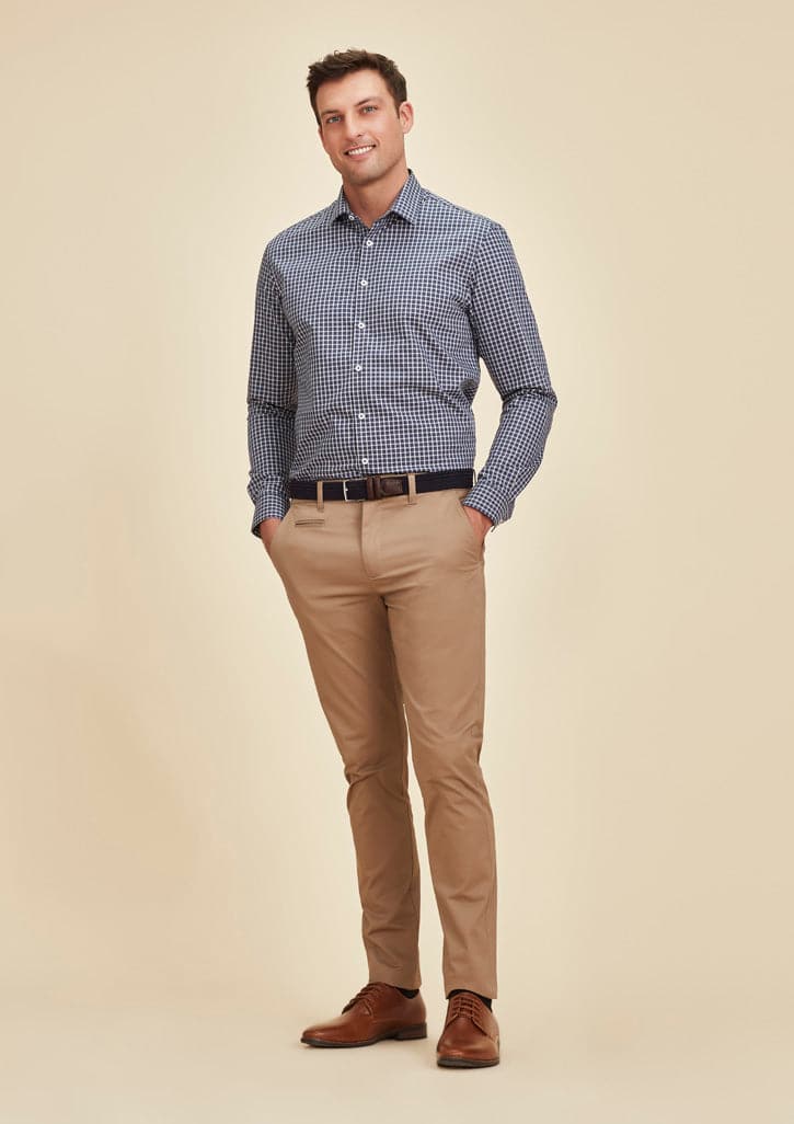 Biz Collection Traveller Men's Tapered Chino Pants RGP263M Metro Workwear.