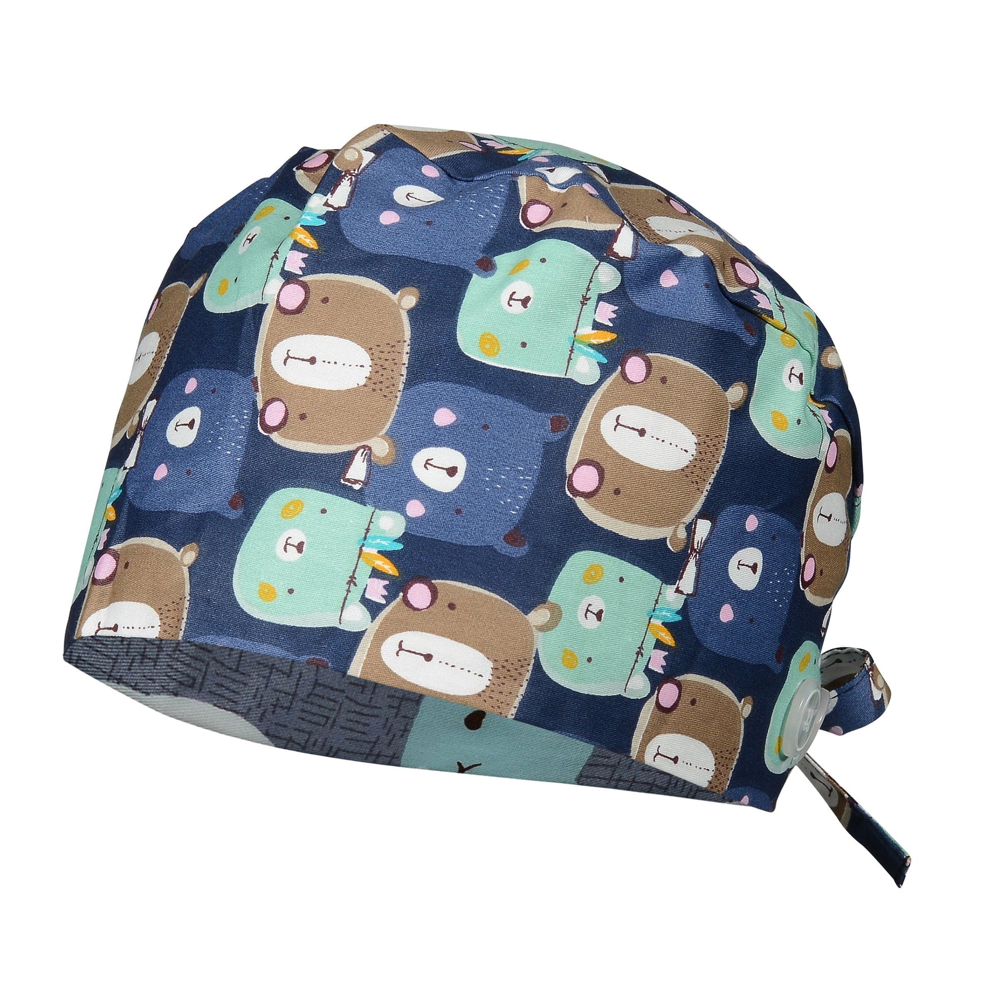 Printed Surgical Scrubs Cap/Surgical Hat SC0705 Metro Workwear.