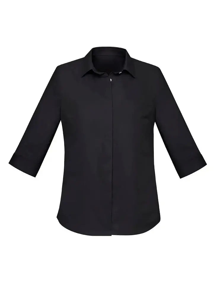 Biz Corporates Charlie Women's 3/4 Sleeve Shirt RS968LT Biz Corporates