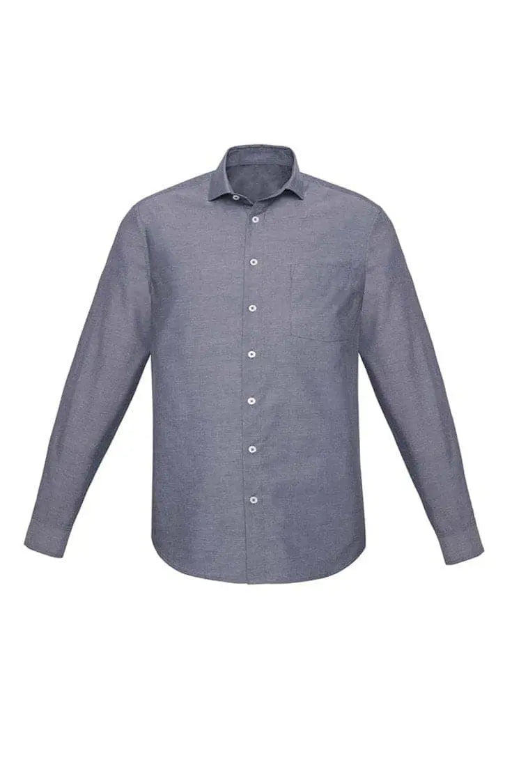 Biz Corporates Charlie Mens Classic Fit L/S Shirt RS968ML Metro Workwear.