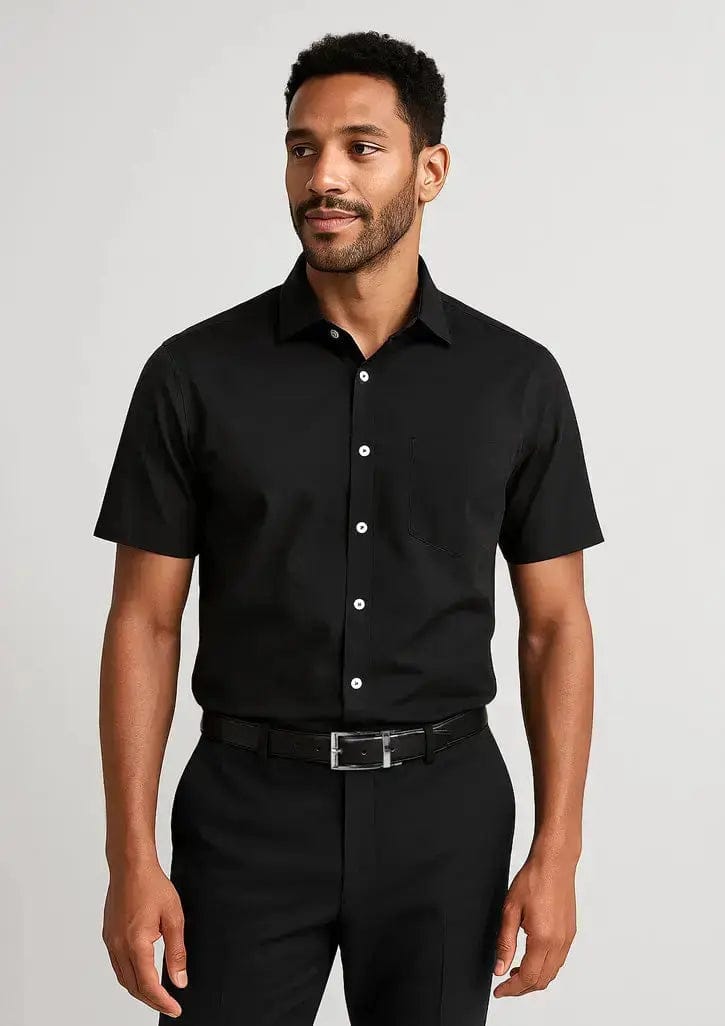 Biz Corporates Charlie Men's Classic Fit Short Sleeve Shirt RS968MS