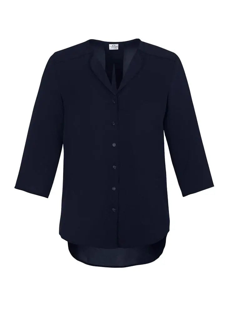 Biz Collection Lily Ladies Longline Blouse S015LT Metro Workwear.