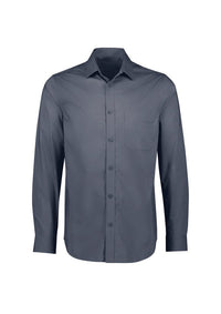 Biz Collection Men's Mason Tailored Shirt S335ML Metro Workwear.