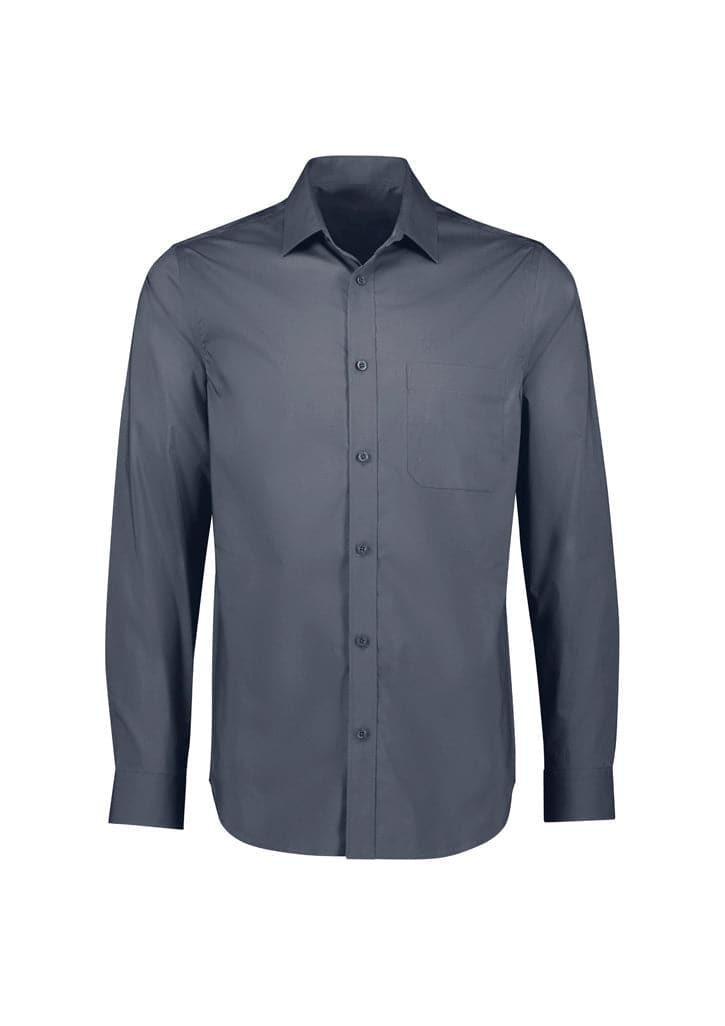 Biz Collection Men's Mason Tailored Shirt S335ML Metro Workwear.