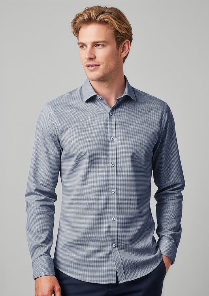Biz Collection Men's Bristol Tailored Classic Long Sleeve Shirt S339ML