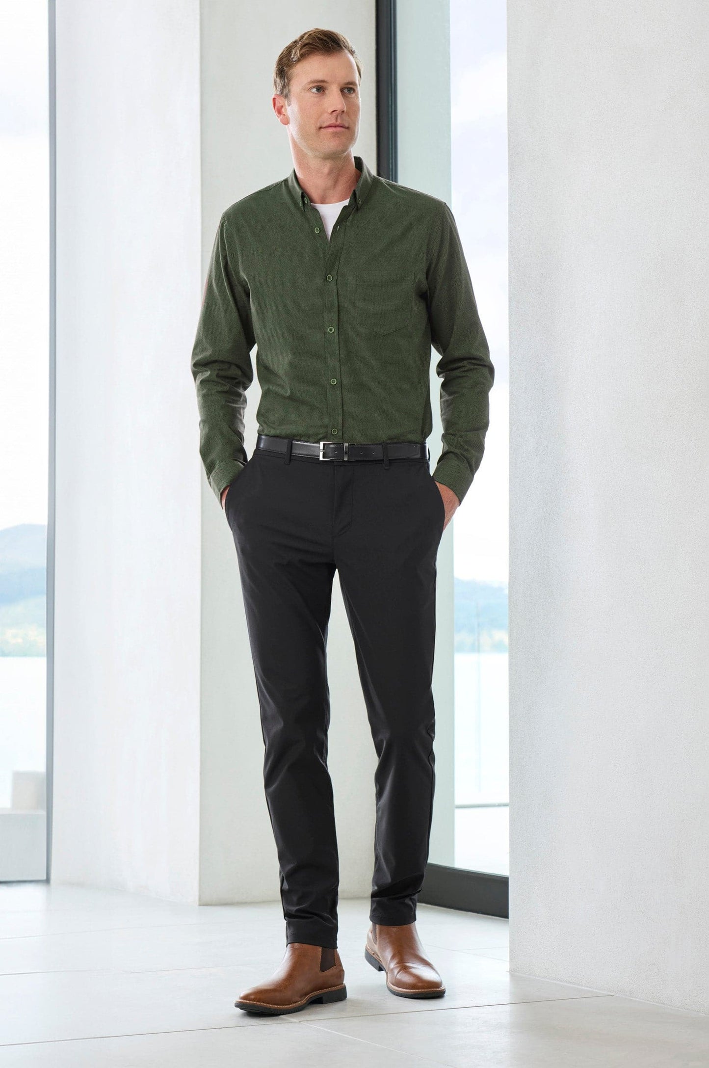 Biz Collection Men's Soul Long Sleeve Shirt S421ML Metro Workwear.