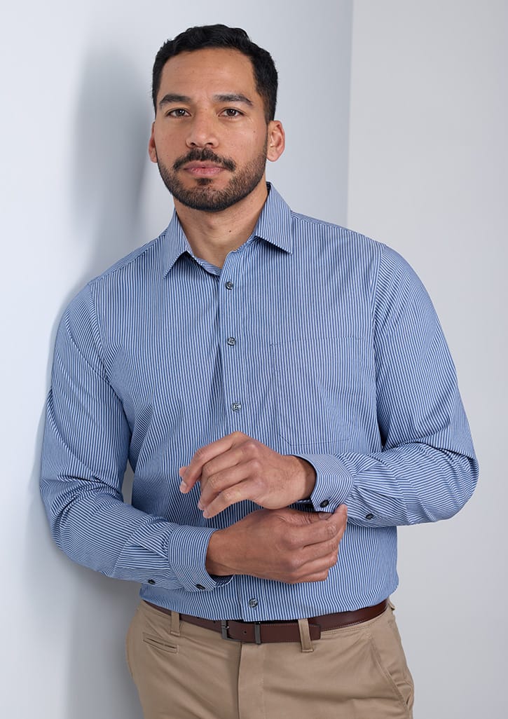 Biz Collection Men’s Fitzroy Classic Fit Long Sleeve Shirt S624M
