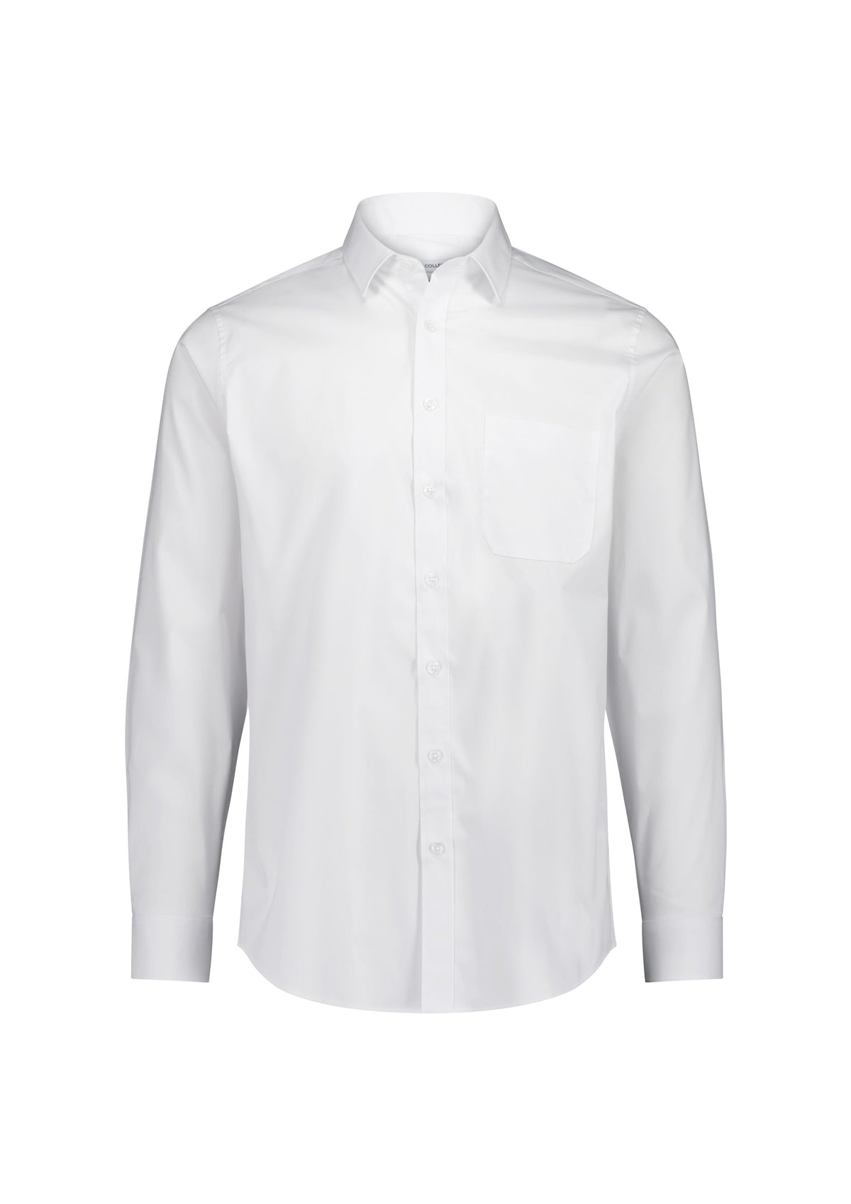 Biz Collection Men’s Fitzroy Classic Fit Long Sleeve Shirt S624M White / XS