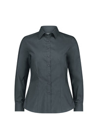 Biz Collection Women’s Fitzroy Long Sleeve Shirt S624W Slate / 6