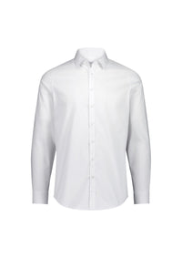 Biz Collection Men’s Fitzroy Slim Fit Long Sleeve Shirt S625M White / XS