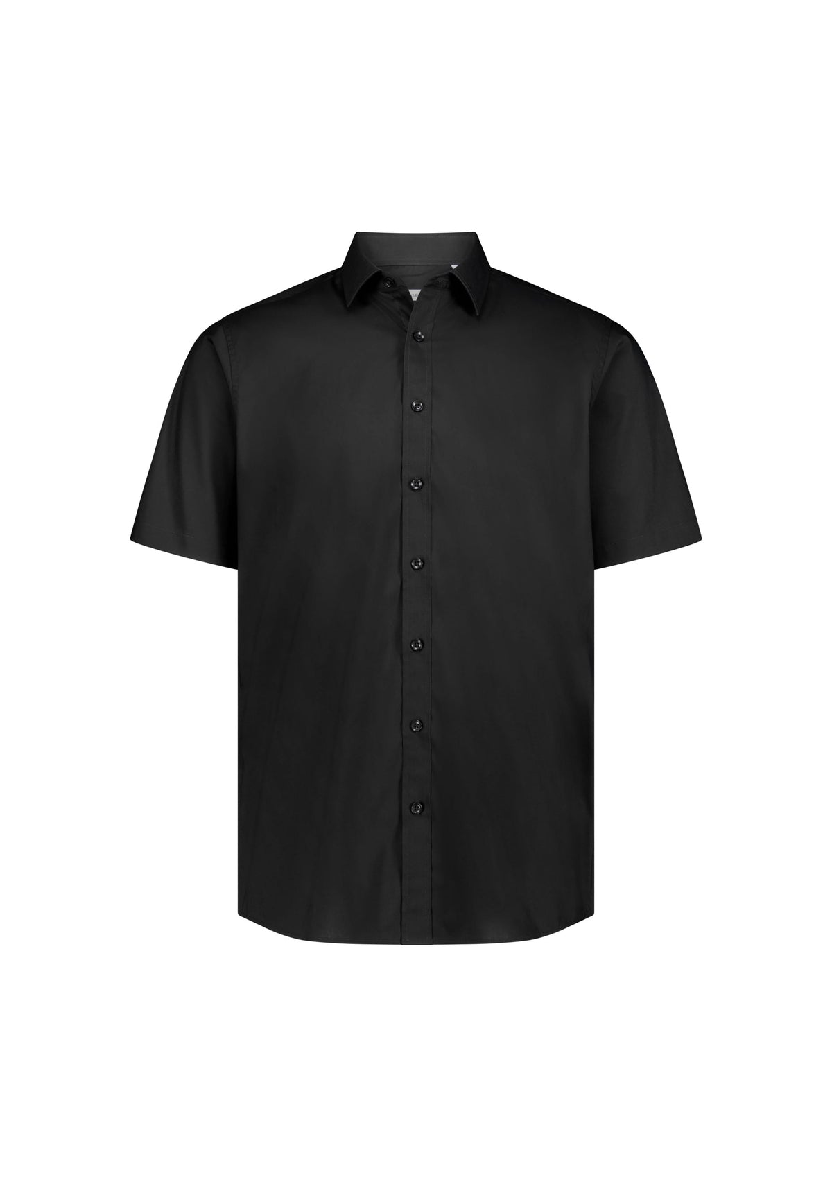Biz Collection Men’s Fitzroy Classic Fit Short Sleeve Shirt S635M Black / XS