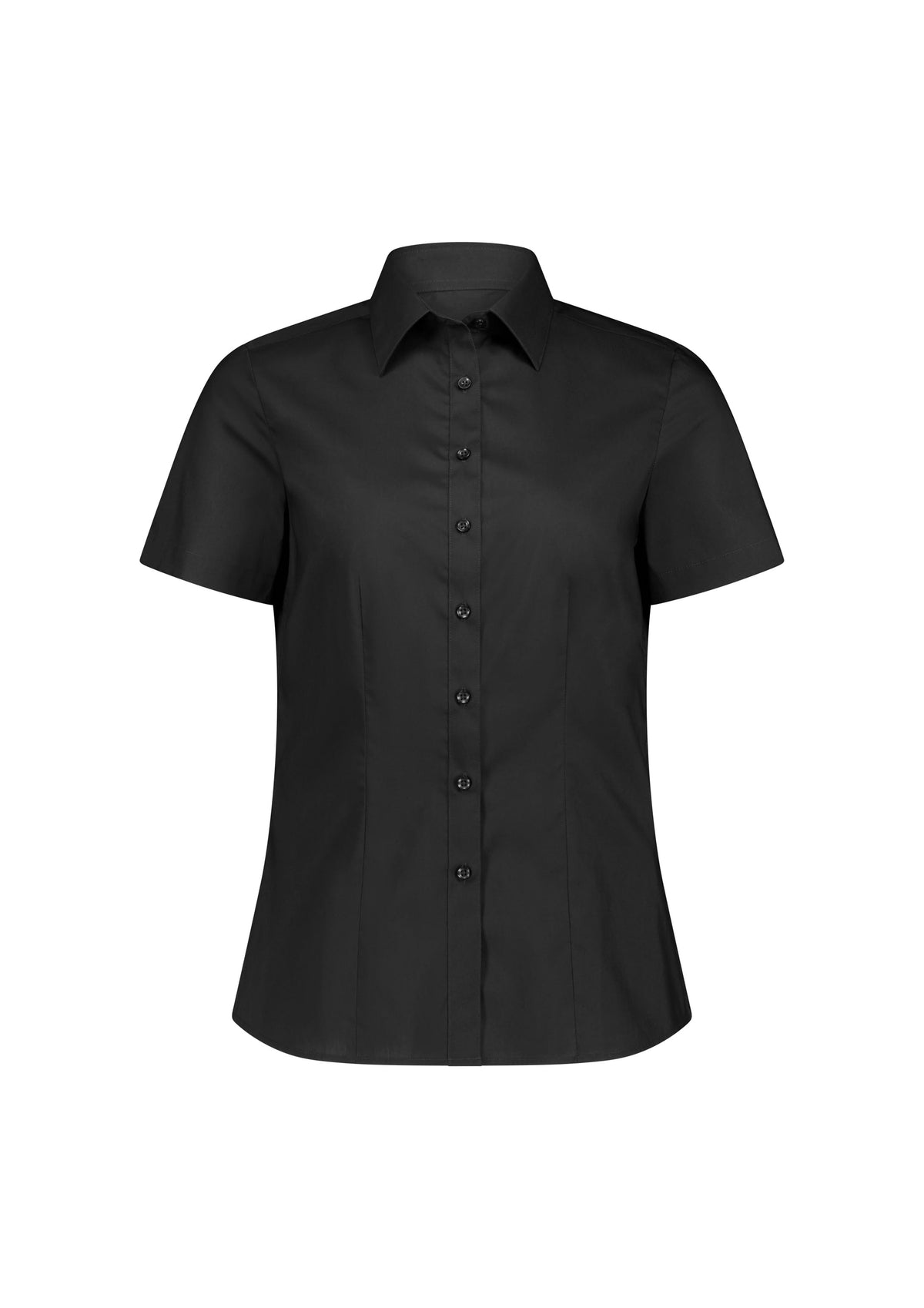 Biz Collection Women’s Fitzroy Short Sleeve Shirt S635W Black / 6