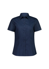 Biz Collection Women’s Fitzroy Short Sleeve Shirt S635W Navy / 6