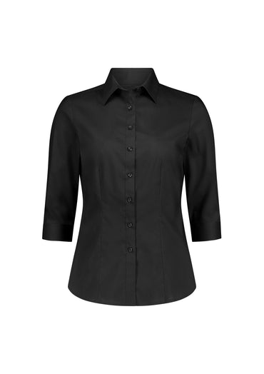 Biz Collection Women’s Fitzroy 3/4 Sleeve Shirt S636W Black / 6