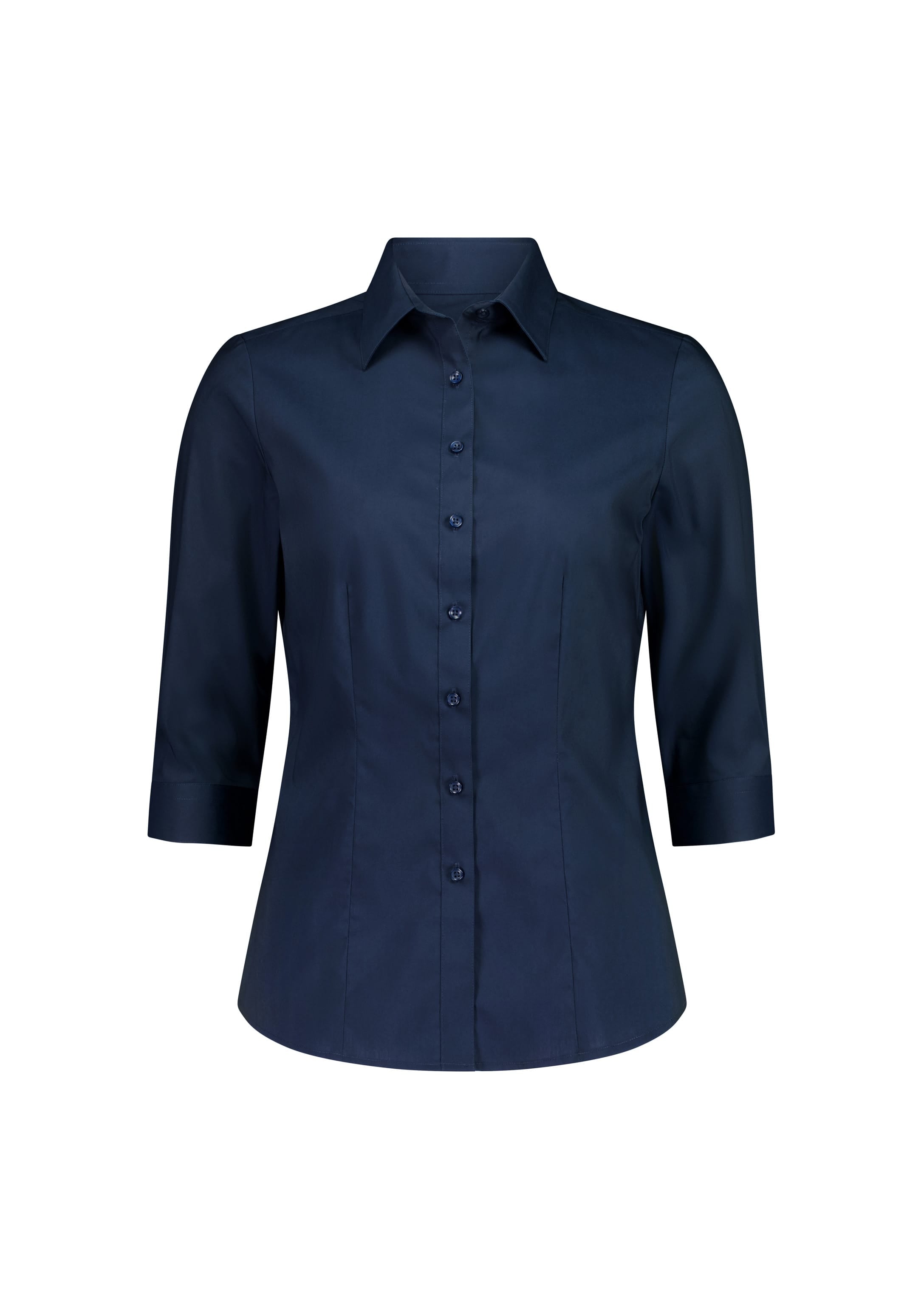 Biz Collection Women’s Fitzroy 3/4 Sleeve Shirt S636W Navy / 6