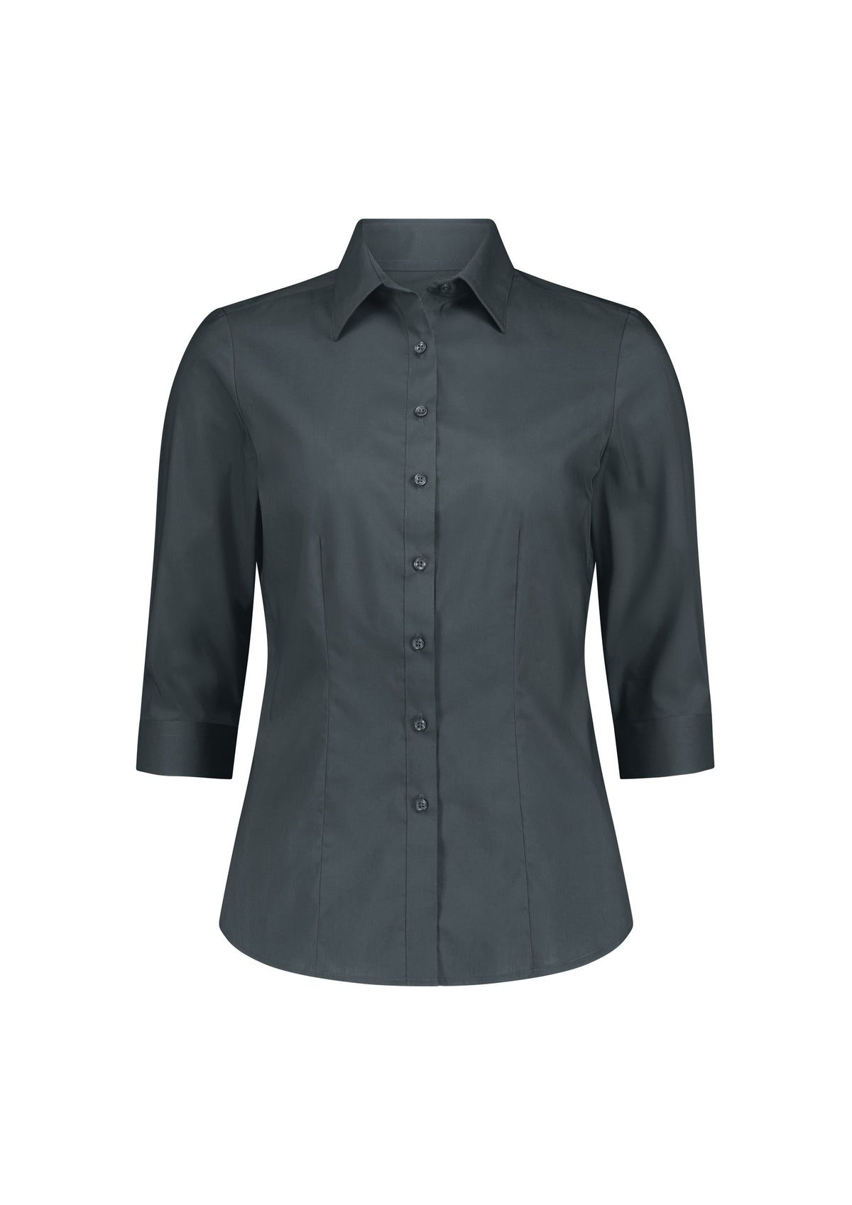 Biz Collection Women’s Fitzroy 3/4 Sleeve Shirt S636W Slate / 6