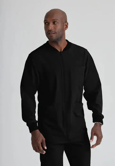 Skechers by Barco Men's Structure Warmup Scrub Jacket SK0408