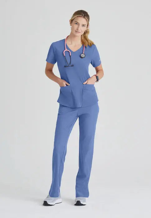 Skechers by Barco Women's Breeze 3-Pocket Scrub Top SK101  