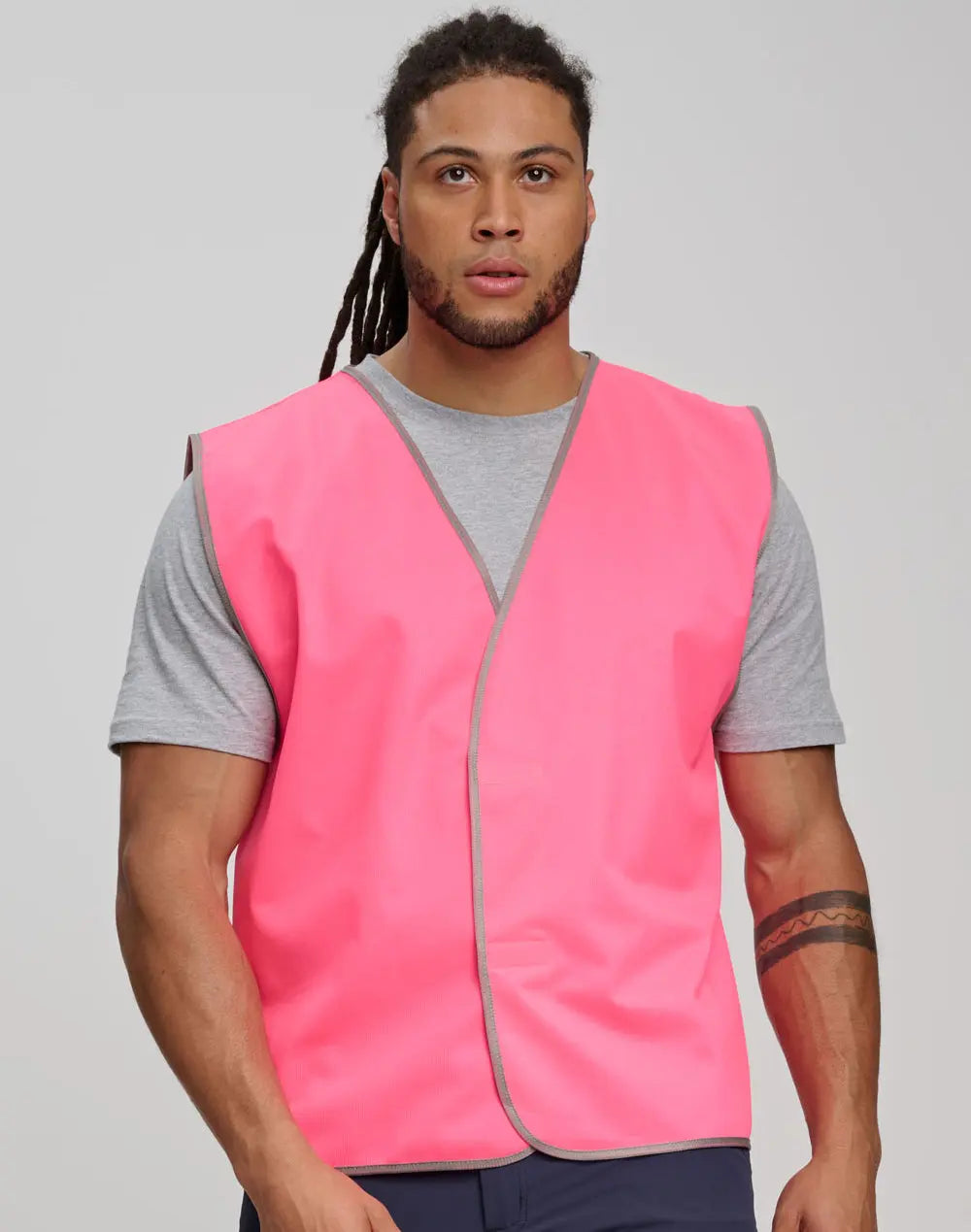 Hi-vis Safety Vest Adult SW02A Metro Workwear.