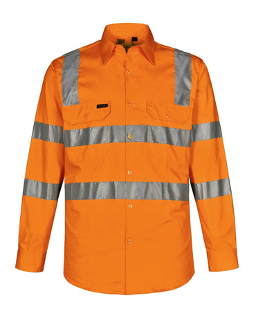 Unisex Biomotion Vic Rail Light Weight Safety Shirt SW55 Metro Workwear.