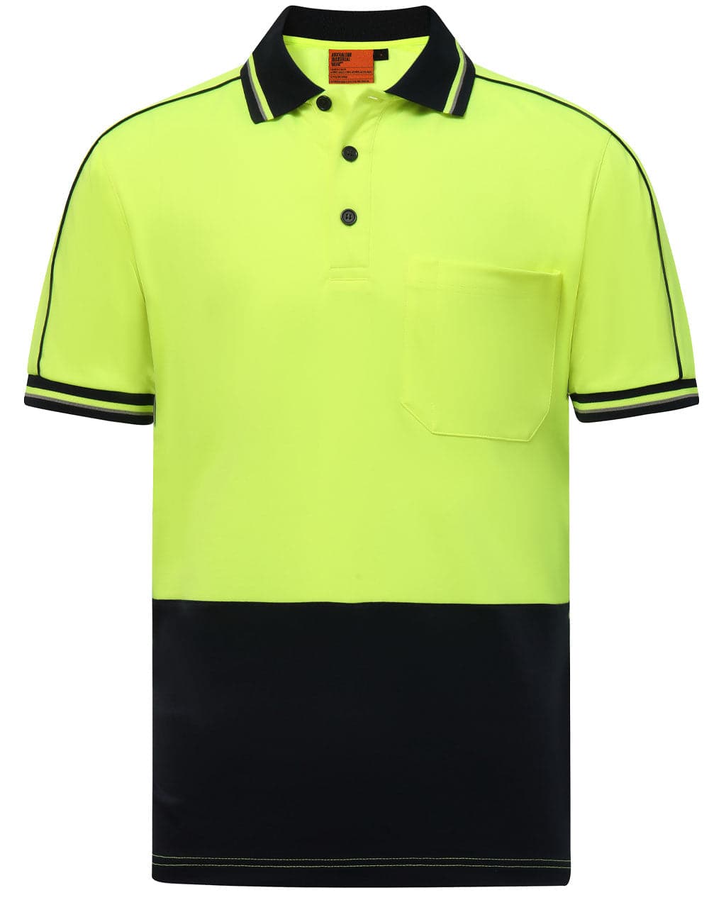 Unisex Hi Vis Sustainable Cool Breeze Safety Polo Shirt SW89 Metro Workwear.