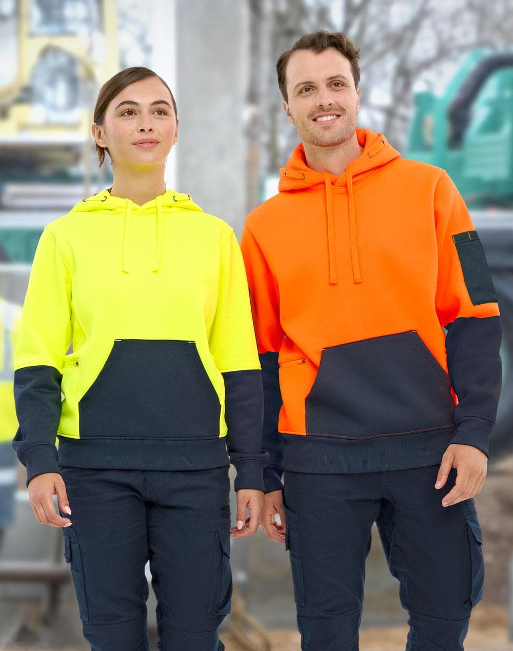 Winning Spirit Water Resistant Fleece Hoodie SW91 Metro Workwear.