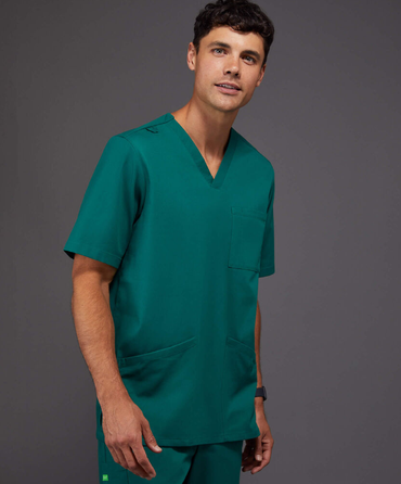 Vital Antibacterial Chang Unisex Scrub Top CATFRS Metro Workwear.