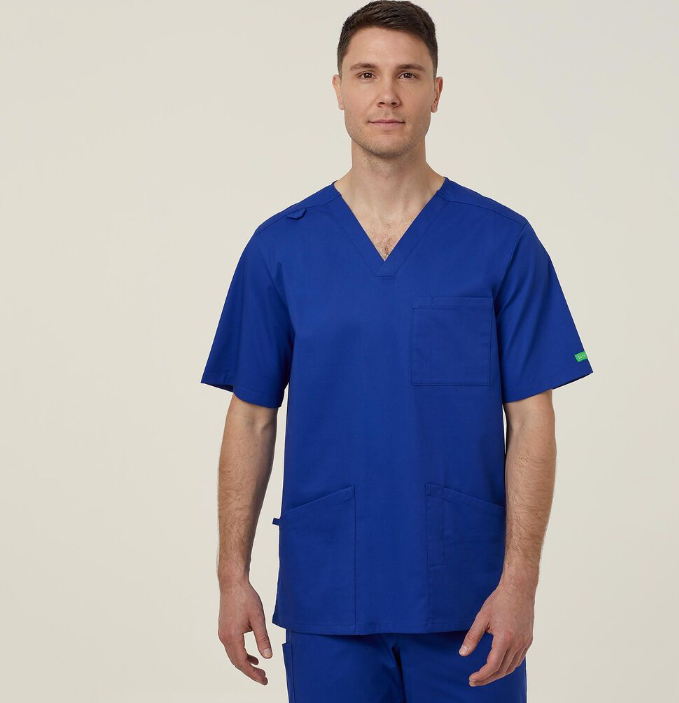 Vital Antibacterial Chang Unisex Scrub Top CATFRS Metro Workwear.