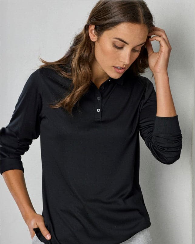 Biz Collection Action Ladies Long Sleeve Polo Shirt P206LL Metro Workwear.