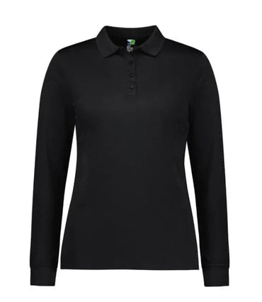 Biz Collection Action Ladies Long Sleeve Polo Shirt P206LL Metro Workwear.
