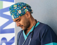 Printed Surgical Scrubs Cap/Surgical Hat SC0705  Simply Scrubs Australia
