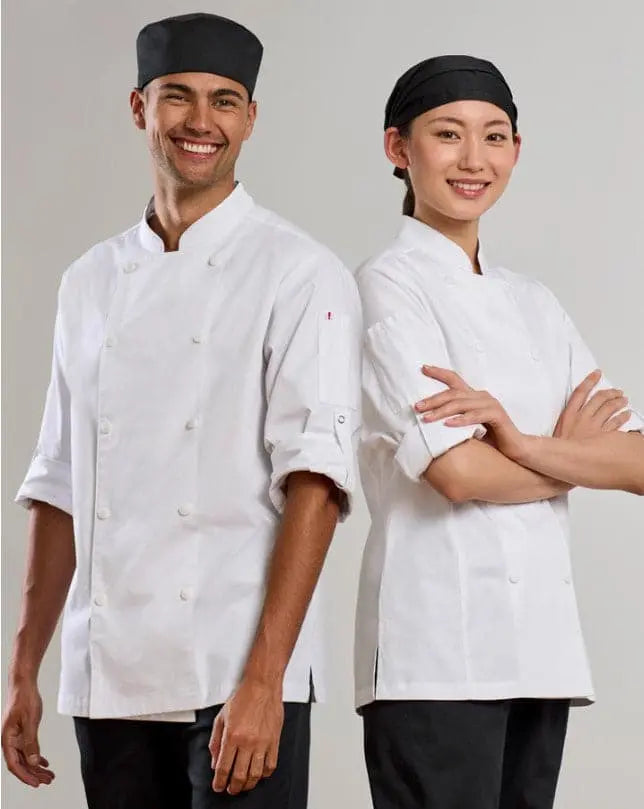 Biz Collection Women's Gusto Long Sleeve Chef Jacket CH430LL Metro Workwear.