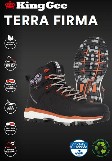KingGee Terra Firma Hybrid Safety Boots K27951 Metro Workwear.