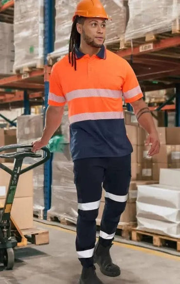 Unisex Cotton Stretch Drill Taped Cuffed Work Pant WP28HV