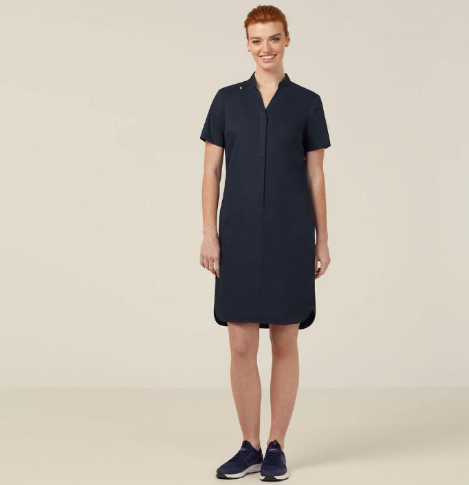 NNT Next-Gen Antibacterial Anderson Scrub Dress CAT697 Metro Workwear.