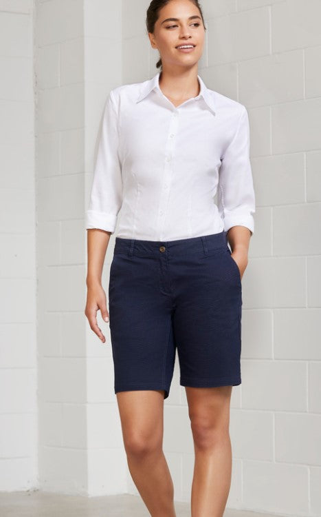Biz Collection Women’s Lawson Chino Shorts BS021L Metro Workwear.