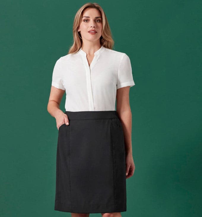 Biz Corporate Women's Renew Functional Pencil Skirt RGS403L Metro Workwear.