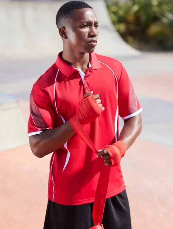 Biz Collection Men's Razor Polo Shirt P405MS Metro Workwear.