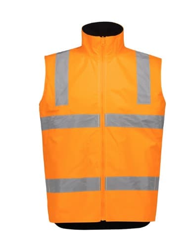 SYZMIK Men’s Unisex Hi Vis VIC Rail 4 In 1 Waterproof Jacket ZJ580 Metro Workwear.