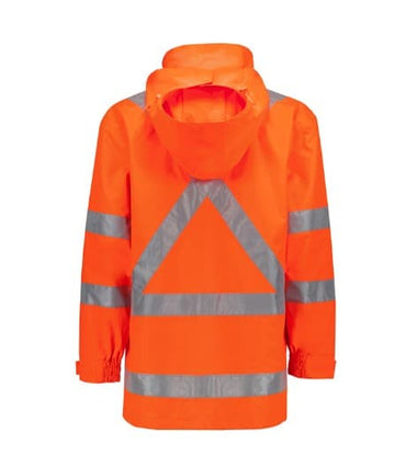 SYZMIK Men's Hi Vis X Back Ultralite Waterproof Jacket ZJ657 Metro Workwear.