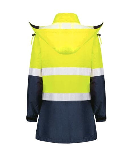 Syzmik Workwear Women's Hi Vis Ultralite Waterproof Jacket ZJ757 Metro Workwear.