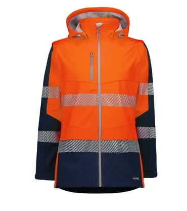 Syzmik Workwear Women's Streetworx 2 In 1 Stretch Softshell Jacket ZJ753 Metro Workwear.
