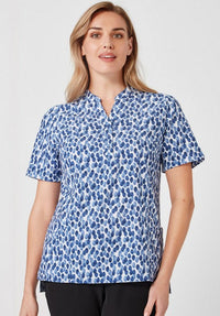 Biz Care Women's Florence Stardust Print Tunic CS450LS Metro Workwear.