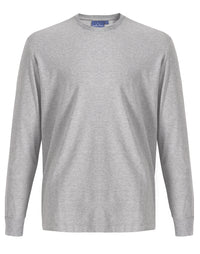 Men's Long Sleeve Premium Cotton Face Tee TS47
