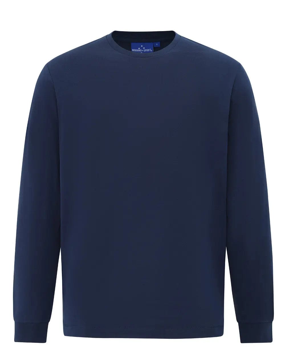 Men's Long Sleeve Premium Cotton Face Tee TS47